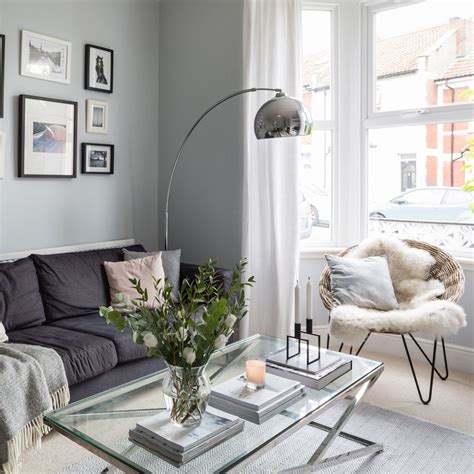 That might be because you're not sure what your style is and how to find the right pieces. Scandi-style living room with large arc lamp | Victorian ...