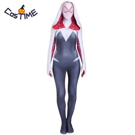 3d Print Spider Woman Gwen Stacy Costume Spandex Lycra Zentai