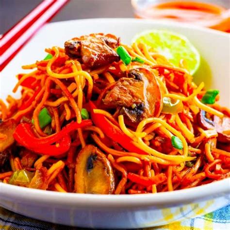 Amazing Pork Chow Mein Recipe With Shiitake Mushrooms
