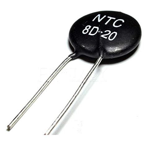 5pcs thermistor resistor ntc 8d 20 thermal resistor industrial and scientific