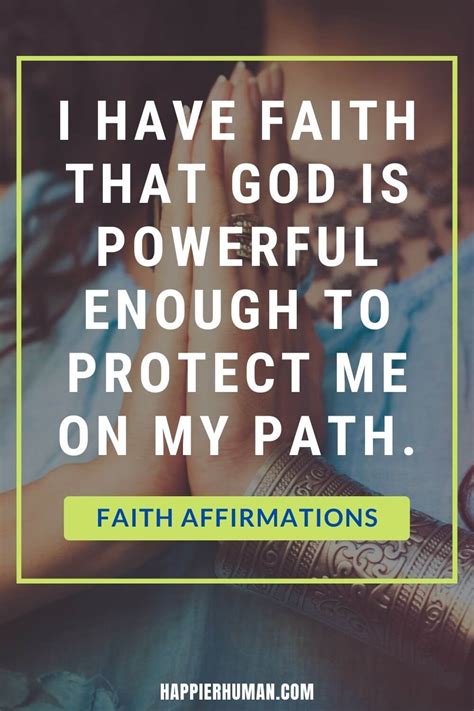 60 Faith Affirmations To Trusting In A Higher Power Happier Human