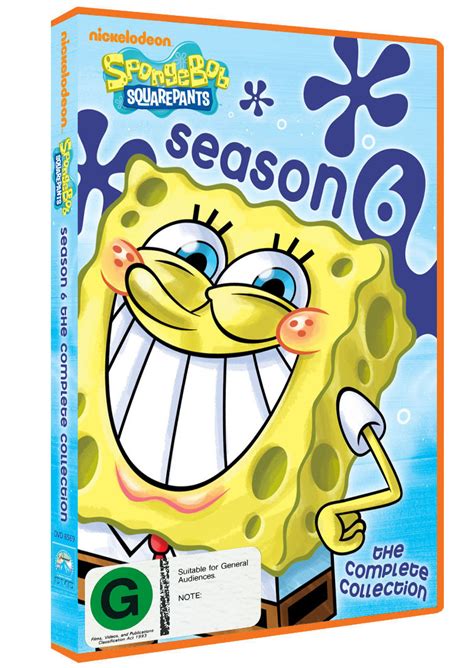 Spongebob Squarepants Complete Season 6 4 Disc Set Dvd Buy Now