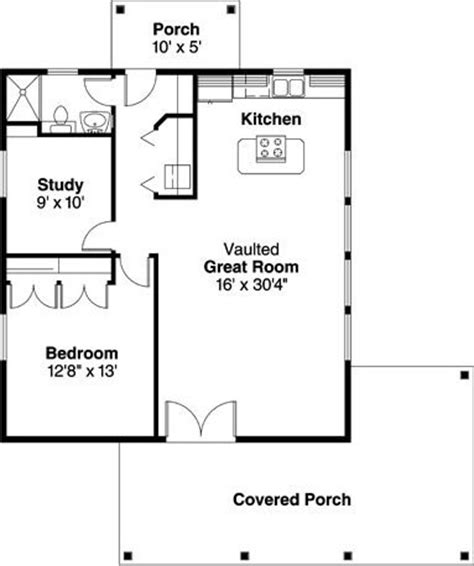 This allows for more extensive plan modifications and enables the designer/architect to begin working from the existing file rather than. 1 Bedroom, 1 Bath Bungalow House Plan - #ALP-01WN ...