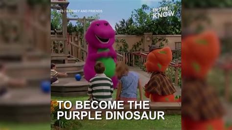 Meet The Man Inside The Barney Suit That Captured Our Hearts As