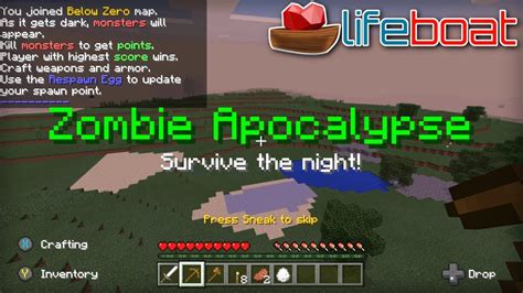 Minecraft Zombie Apocalypse Server Lifeboat Xbox