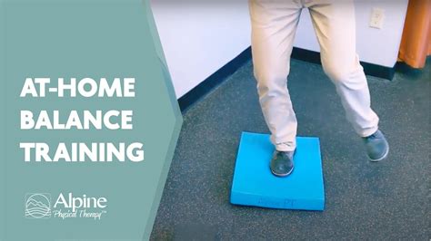 Intro To Balance Training Alpine Physical Therapy Youtube