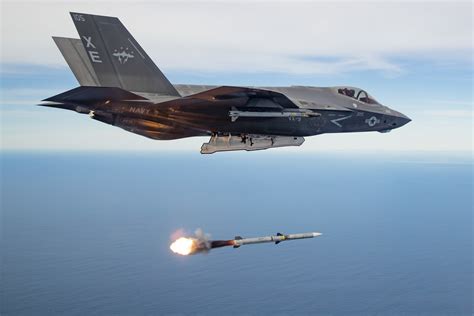 Usn Requests Sidekick Internal Weapons Rack For F 35c To Carry 6 Aim