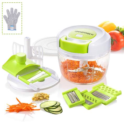 Buy Godmorn Manual Food Chopper Easy Pull Onion Chopper Handheld