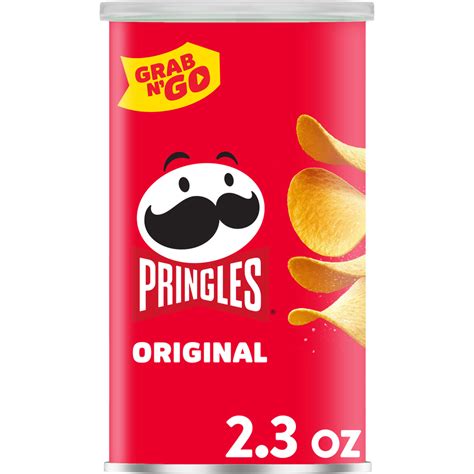 Pringles® Original Original Can 1 Serving Can 238 Oz 12 Carton Burris Inc
