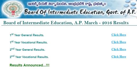 Ap Intermediate 1st And 2nd Year Results 2019 Ap Sr Inter Resultsnew