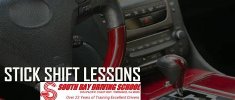 Learn Stick Shift Lessons South Bay Driving School