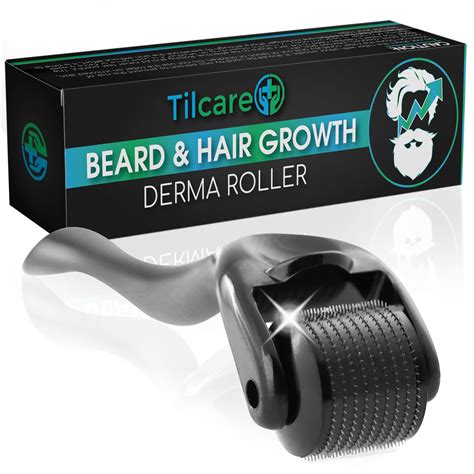 Buy Beard And Hair Growth Derma Roller By Tilcare Sterile Titanium