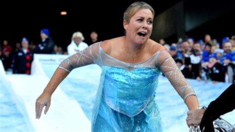 Sam Armytage Becomes An Ice Queen After Taking Plunge For Big Freeze At