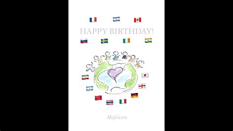 I have never seen anyone as beautiful as you! How to say "Happy Birthday" in different languages - YouTube