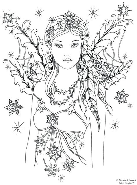 Advanced Fairy Coloring Pages At Free Printable