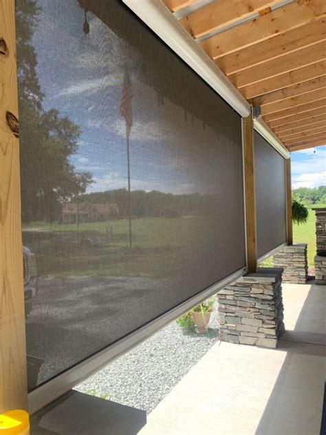 Retractable Motorized Screens Skyview Retractables Screened Porch