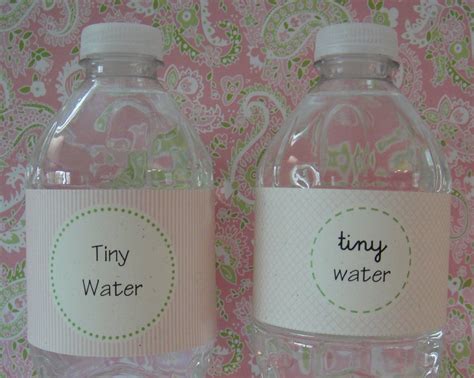 Make the most out of your marketing dollar with printable water bottle labels. $8.00 DIY/PDF Tiny Water Bottle Labels (2 styles available ...