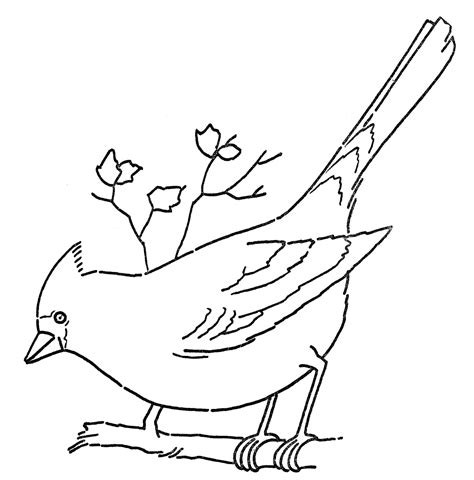 Cardinal Clip Art Black And White Clip Art Library
