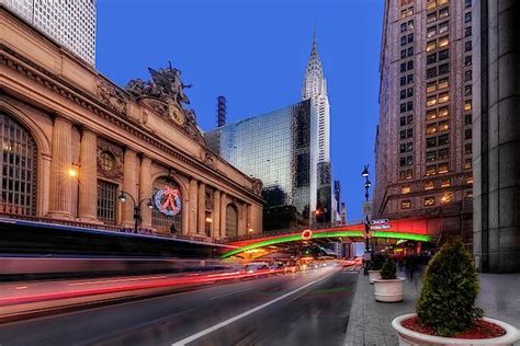 Grand Central The Chrysler Building And Pershing Square View From