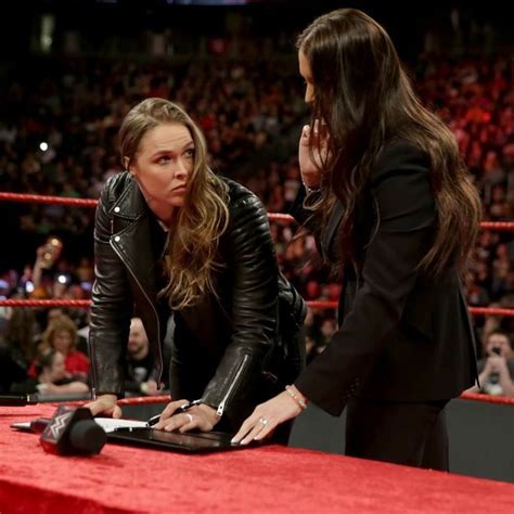 Ronda Rousey About To Sign The WWE Contact With Stephanie McMahon When