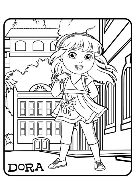 Enjoy this collection of holiday crafts and cards for the whole family. Dora and friends coloring pages to download and print for free