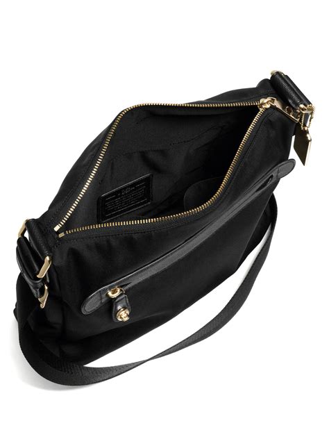 Coach Nylon Crossbody Bag In Black Lyst