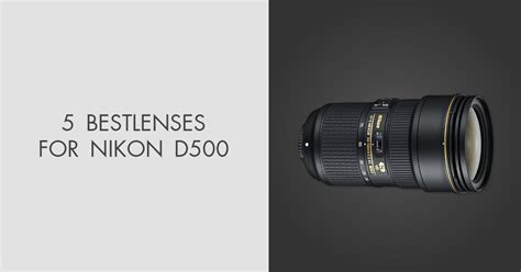 5 Best Lenses For Nikon D500 In 2024