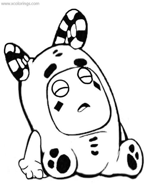 Fuse, newt, pogo, bubbles, jeff, zee and slick. Oddbods Coloring Pages - XColorings
