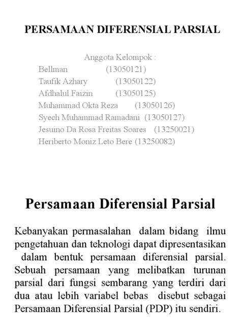 PERSAMAAN DIFERENSIAL PARSIAL 2.pptx