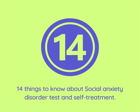 14 Things To Know About Social Anxiety Disorder Test And Self Treatment