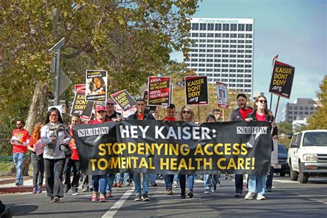 Kaiser Permanente Mental Health Staff Begin 5 Day Statewide Strike