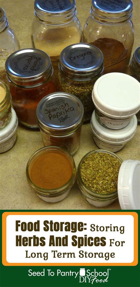 Food storage containers are increasingly becoming more popular because of its versatile nature. Food Storage: Storing Herbs and Spices for Long Term ...