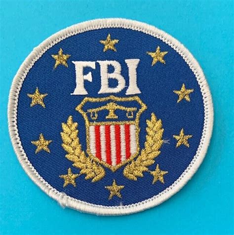 Vintage Fbi Patch Usa 093s Ebay