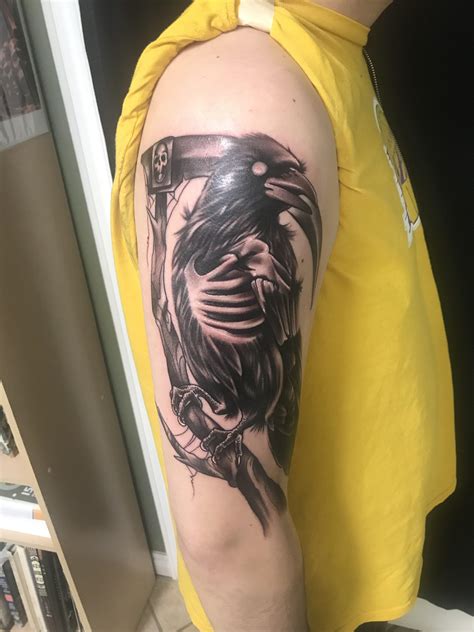 Undead Raven Done Today By Mark Lynyrd Skinart Thorold On Tattoos
