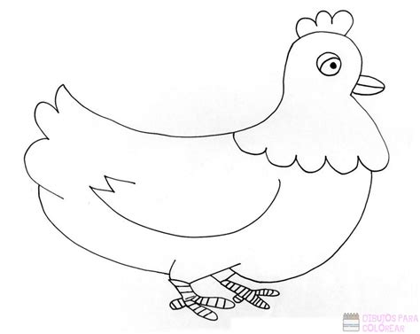 磊 Dibujos de Gallinas【+250】faciles para colorear