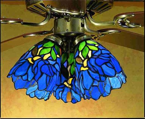 Illustration in the stained glass style with an abstract flower arrangement on a light background, square image, monochrome, tone brown. stained glass ceiling fans | ... Iris Blue Green Stained ...
