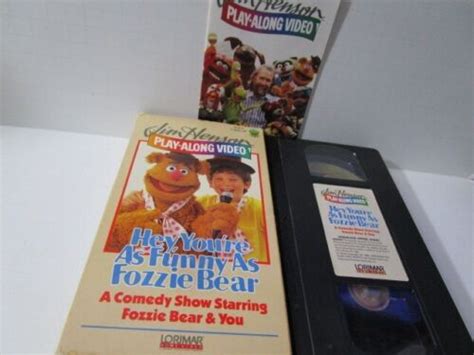 Jim Henson Play Along Video Vhs Hey Youre As Funny As Fozzie Bear