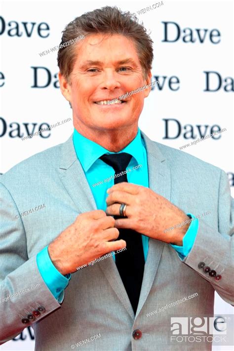 Hoff The Record Uk Tv Premiere At The Empire Leicester Square Stock