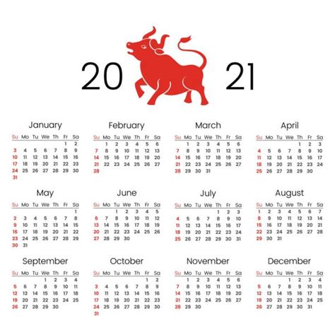 The chinese calendar is used in two ways as a: ᐈ Calendar 2021 stock vectors, Royalty Free 2021 calendar ...
