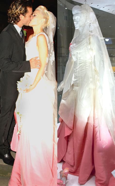 Gwen Stefanis And Kate Moss Wedding Dresses Are On Display At A