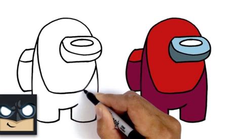 How To Draw Among Us Characters With Drawing Examples Rocked Buzz