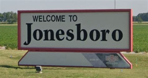Welcome To Jonesboro Sign