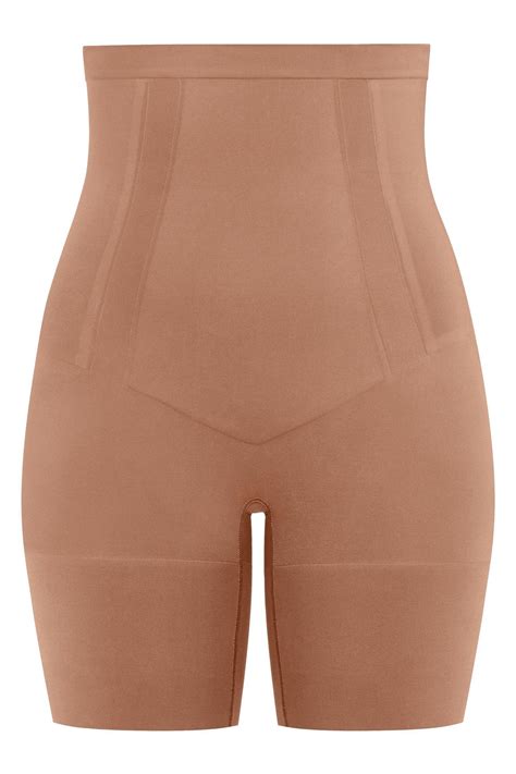 Buy Spanx Dark Nude Firm Control Oncore High Waisted Mid Thigh Shorts