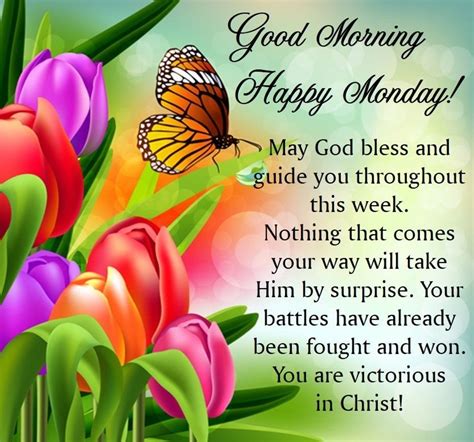 Good Morning Happy Monday You Are Victorious In Christ Good