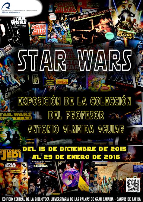 Cartel De Star Wars Exposición De La Colección Particular Del Profesor
