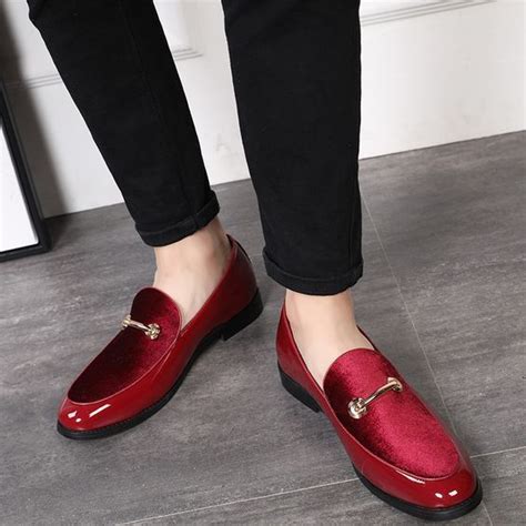 New Handmade Mens Burgundy Tassel Loafers Spring Casual Mens Leather Shoes On Storenvy