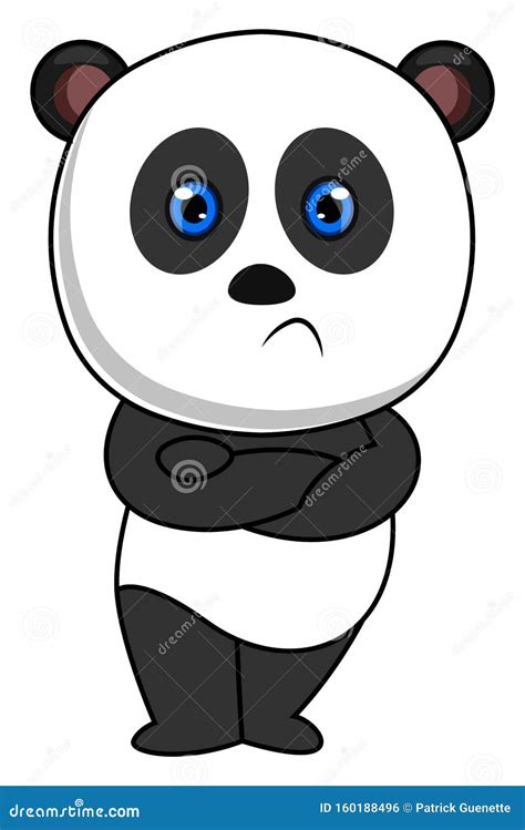 Angry Panda Illustration Vector Stock Vector Illustration Of Icon