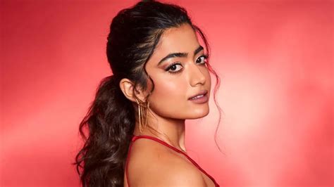 Rashmika Mandannas Sensuous Pics In Red Go Viral Back To Business