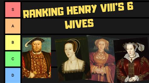 henry viii s six wives ranked tier list youtube