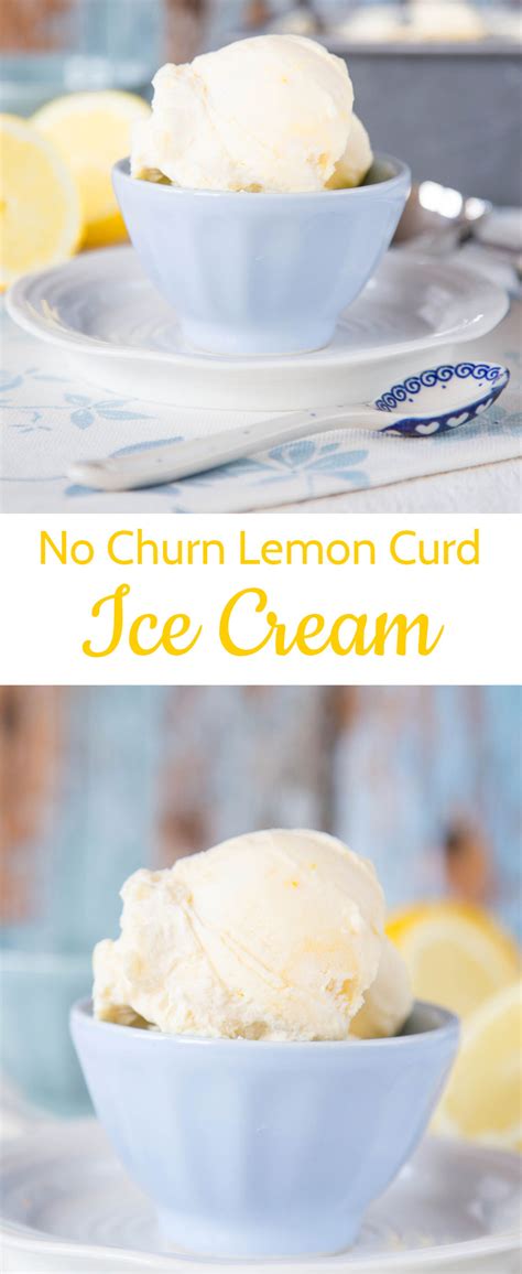A mango ice cream made without an ice cream churner! No Churn Lemon Curd Ice Cream: Recipe | Fuss Free Flavours